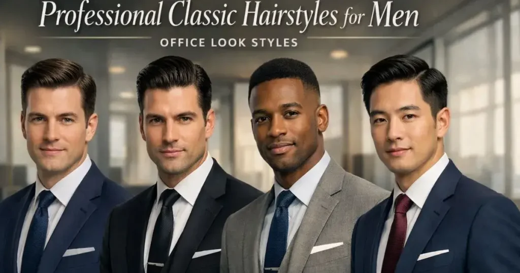 20 Professional Classic Hairstyles for Men for Office Look Styles