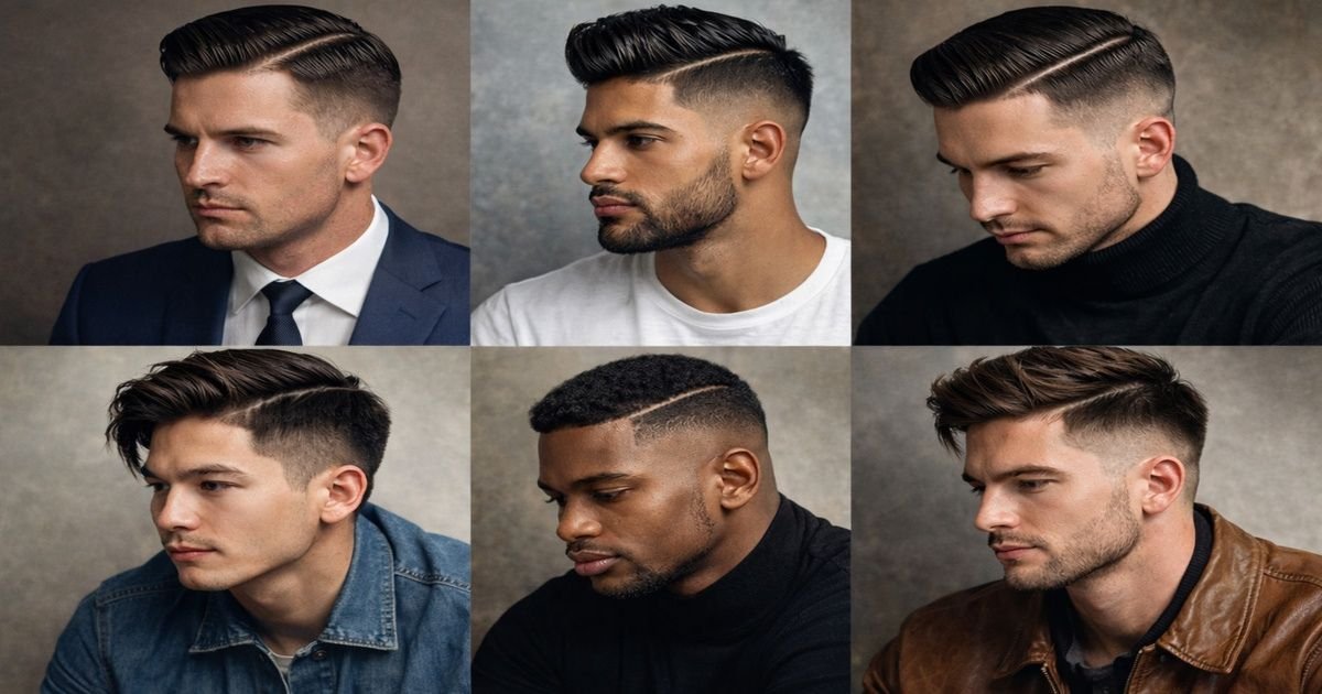 30 Modern Side Part Hairstyles for Men with Fade Haircut