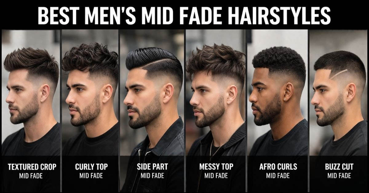 25 Best Mens Mid Fade Hairstyles for 2026