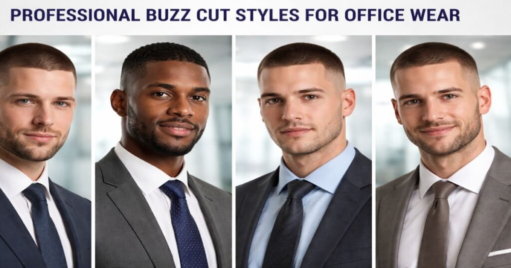 25 Professional Buzz Cut Styles for Office Wear
